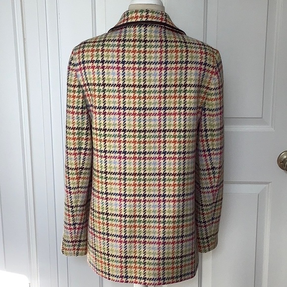 Coach Tattersall Hampton Tweed Wool Coat. Size S. EUC - Picture 6 of 14